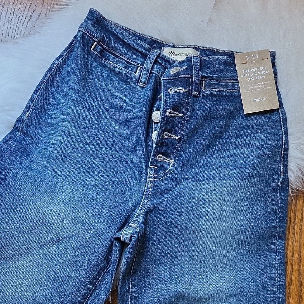 Madewell Blue Flare & Wide Leg Jeans